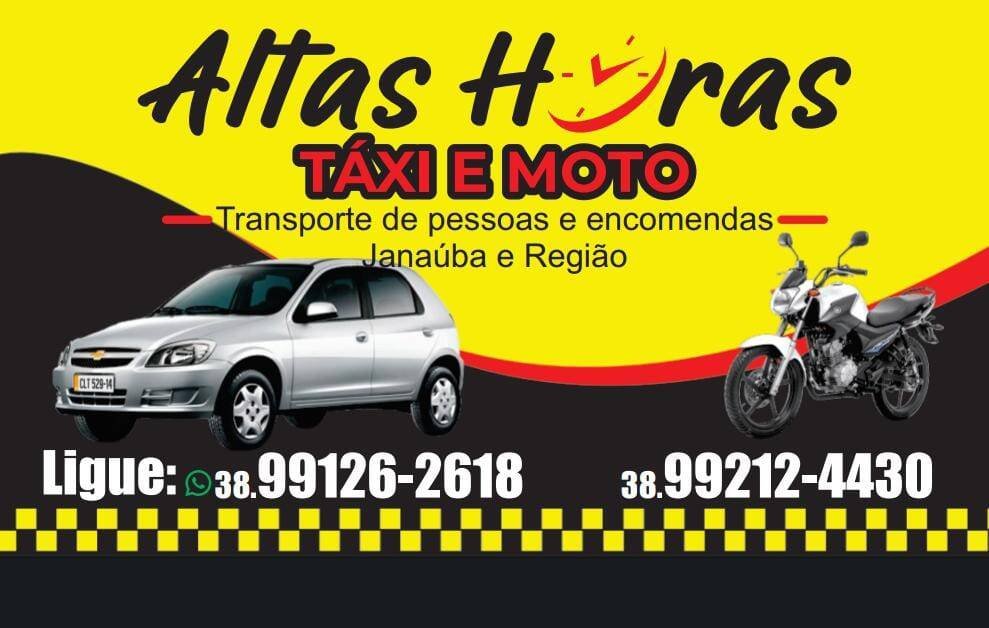 Altas Horas Táxi e Moto Táxi – Transportes em Janaúba