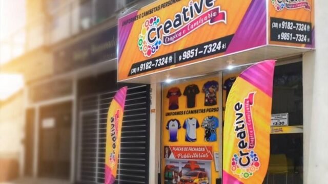 CREATIVE CAMISARIA – Camisetas e Uniformes personalizados com estampa total em malhas e tintas originais em Janaúba