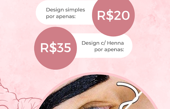 Design Sobrancelhas a Domicílio Vitória Medina em Janaúba