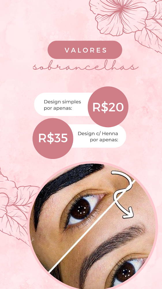 Design Sobrancelhas a Domicílio Vitória Medina – Estética e Unhas em Janaúba