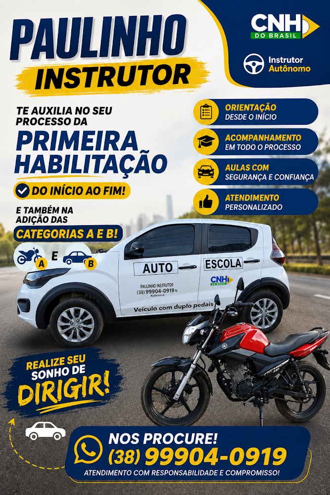 Paulinho Instrutor – Escolas e creches em Janaúba