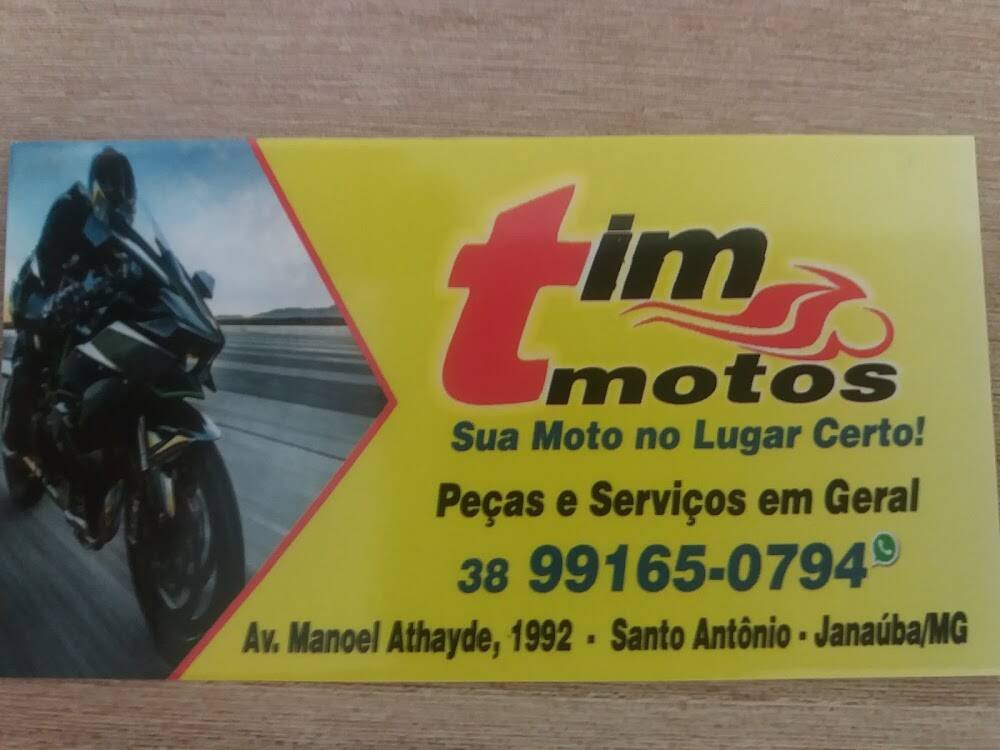 Tim Motos – Motos e Concessionárias em Janaúba
