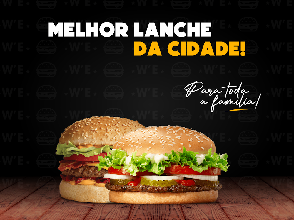 W'E IN DELIVERY – Lanches e Hamburguerias em Janaúba